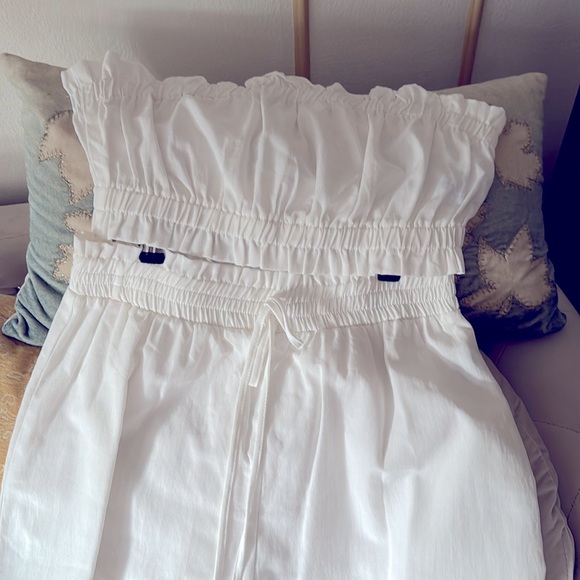 Pants & Jumpsuits White Cotton Linen Set Poshmark